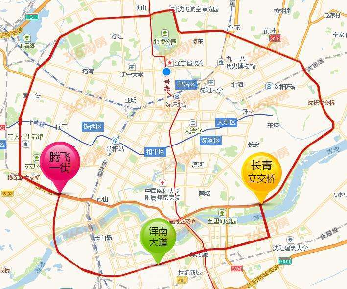 沈阳"二环南移"涉河工程今年9月初开工