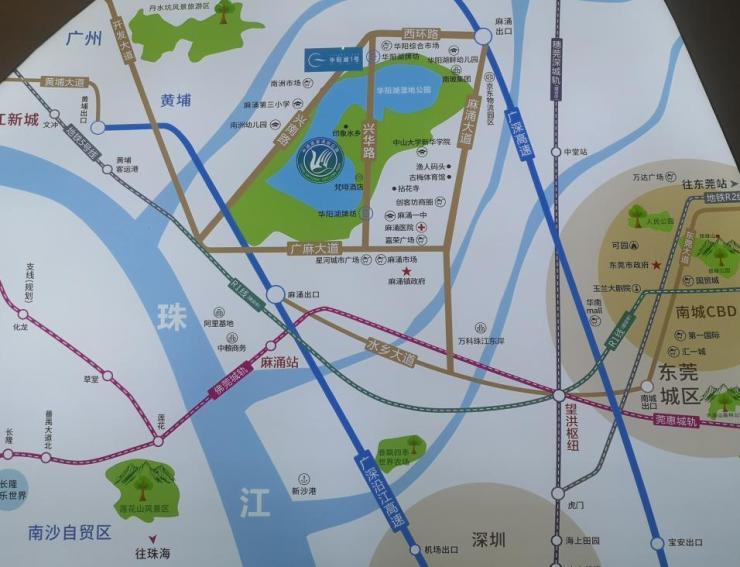 华阳湖地图图片