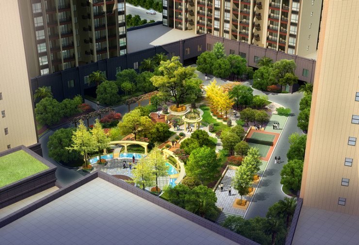 豪庭·佳苑:渭南人买房为什么要选择围合式布局?-渭南搜狐焦点