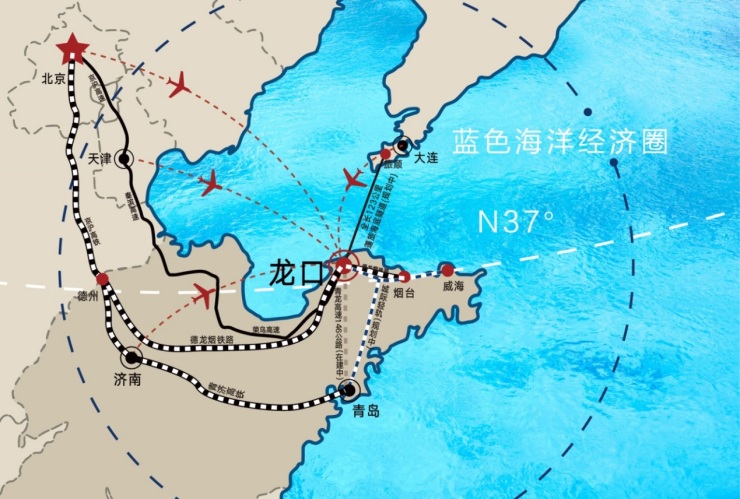 重大喜讯环渤海高铁龙口市设站龙口至北京高铁3小时