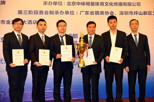 2017广东碧桂园象棋队征战象甲 6冠加身剑指