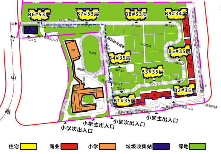 新盘规划万科尚城将建19栋住宅大型商业体