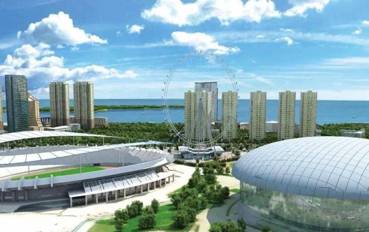 打卡预定!秦皇岛海边巨型摩天轮开建-秦皇岛搜狐焦点