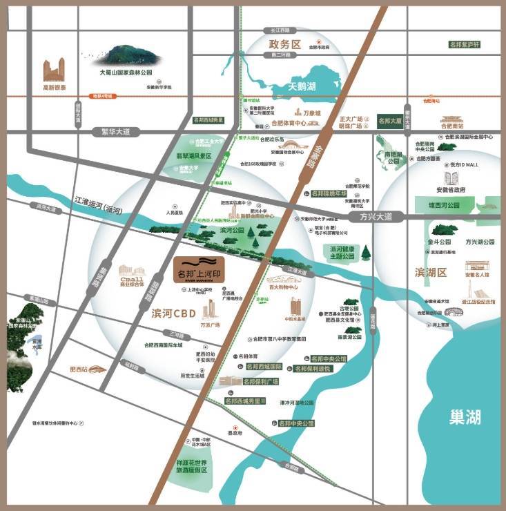 名邦上河印售楼部位置售楼部在哪(图1)