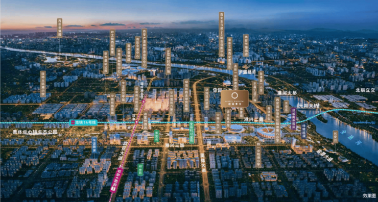 新房在售)绿城桂冠東方服务热线电话购物中心项目详情人车分流(图4)