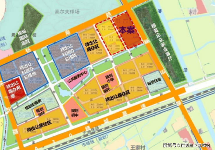 富锦园区规划图二:再看锦邑产城融合区,它是罗店镇未来5年重点打造