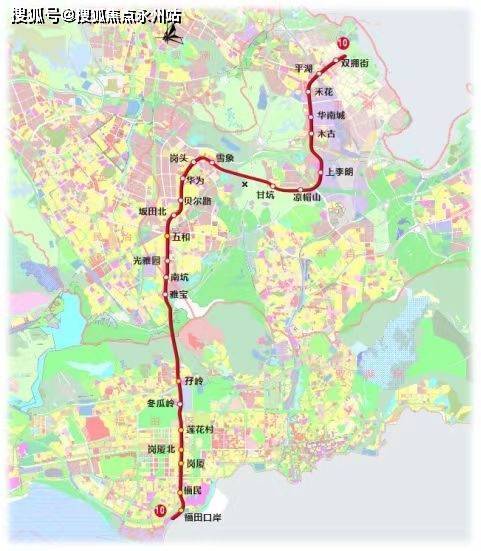 深圳龙岗线地铁线路图图片