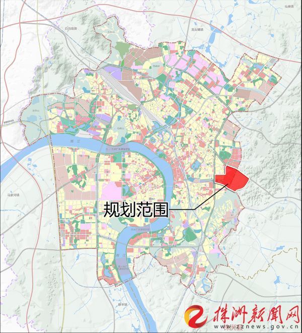 芦淞区11条道路规划图图片