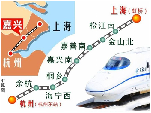 嘉兴嘉善高铁最快13分钟到上海松江