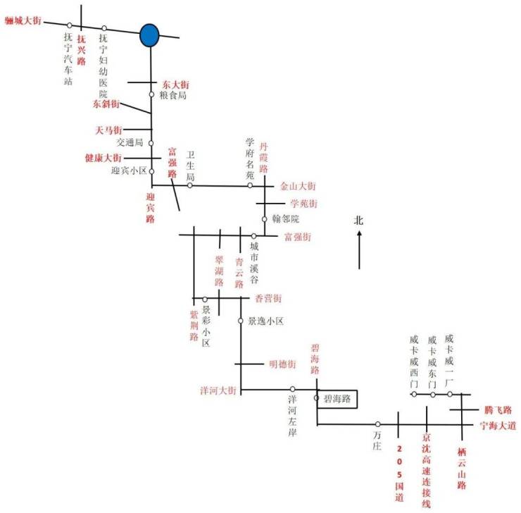 秦皇岛开通大站快线k111路公交车