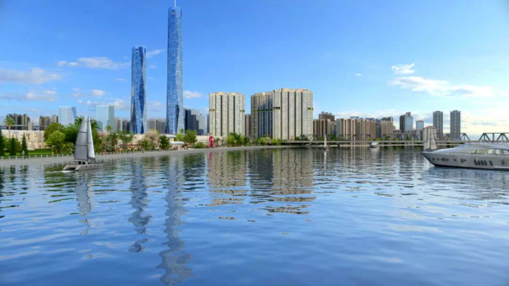 大坦沙双子塔规划效果图实际上,随着二沙岛开发殆尽以及2015年