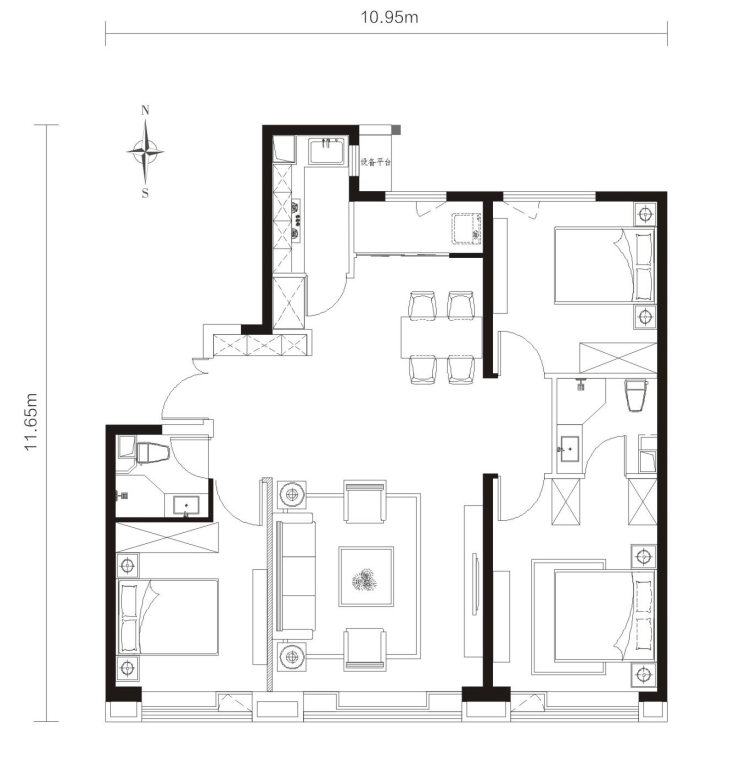 【营销中心】南海高芯悦澜优缺点横厅阔尺户型公建化玻璃立面占位丝路软件城(图7)