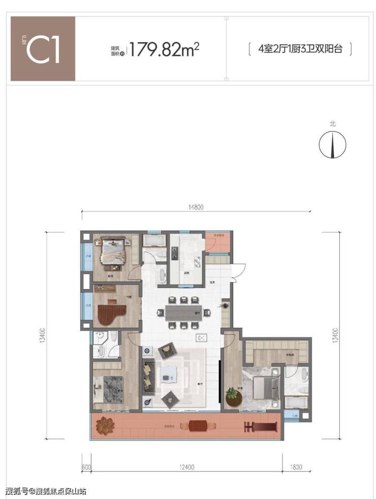 宜昌建投时代印户型图图片