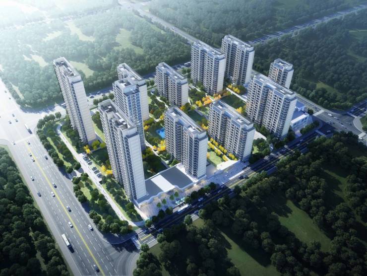 新房推荐!中国铁建西派宸樾户型图建面约145-199㎡南向套房+大横厅沣西低密生态改善标杆(图1)