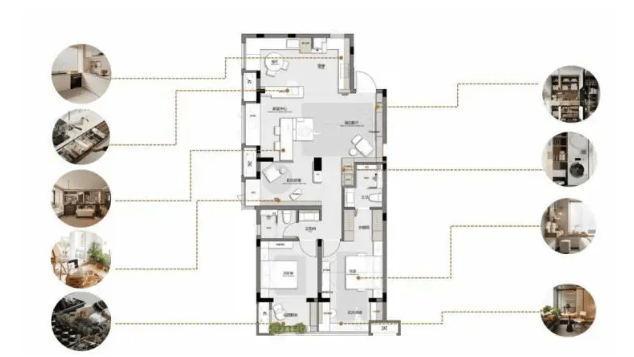 8月郑州楼盘前瞻【华润润园】革新户型设计-家庭交互全新主场(图2)