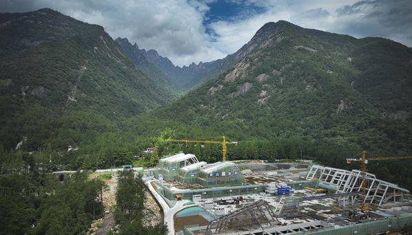 东黄山云谷索道下半段项目建设正酣计划2025年营运!
