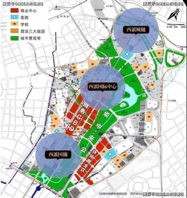 巫家坝修建详情规划丨规划图2018年,自昆明第一座西派——中国铁建