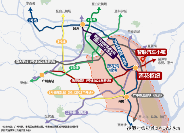 番禺莲花大道线路图图片