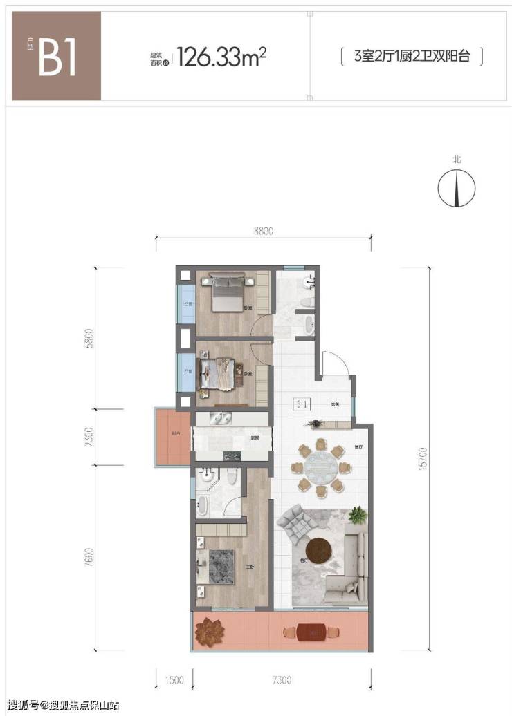 宜昌建投时代印户型图图片