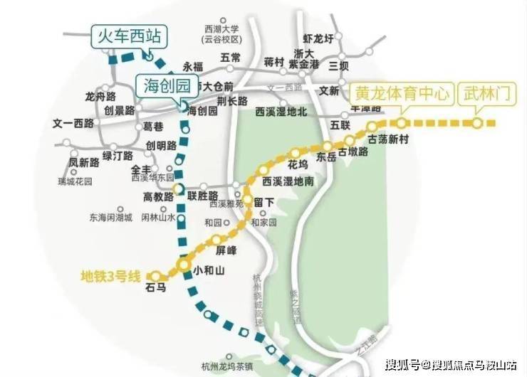 映宸里位于地铁3,12号线交汇板块(图源网络)身边不远处,良睦路南延