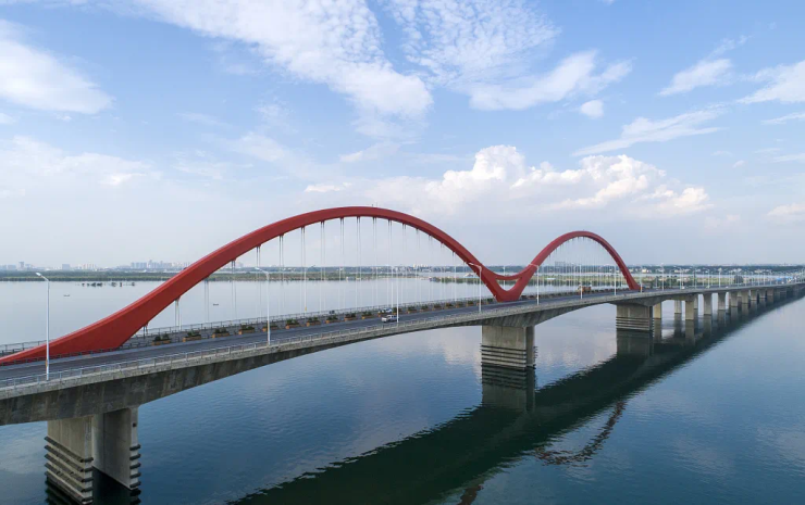 襄阳唐白河大桥图片