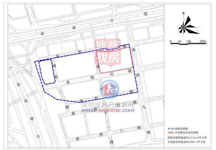 深圳车公庙规划图图片