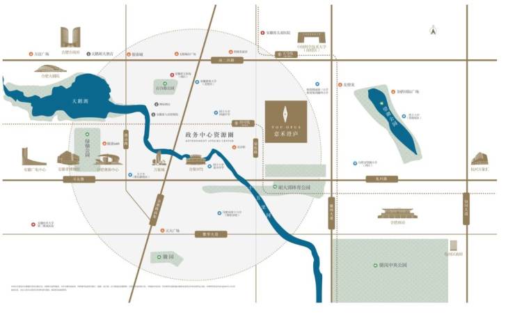 政务东意禾澄庐售楼部发布：境塑造合肥高端居住新方式(图2)