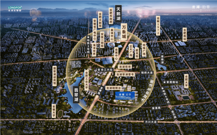 合肥龙湖泊萃项目户型图-学区(图1)