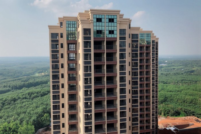 四季康城五期山海一品居项目小区园林及配套实景图赏析