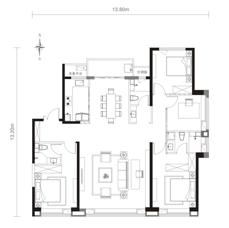 【营销中心】南海高芯悦澜优缺点横厅阔尺户型公建化玻璃立面占位丝路软件城(图9)