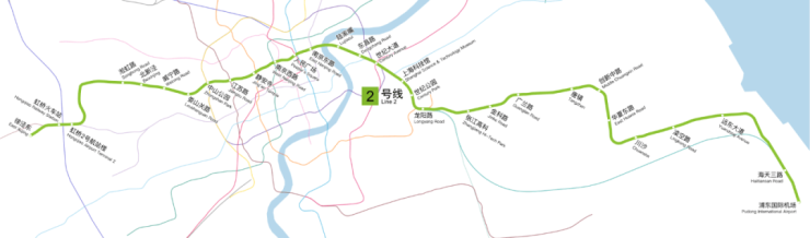 请拨打400-8080-42078上海地铁2号线堪称黄金线路,串联上海各大重要