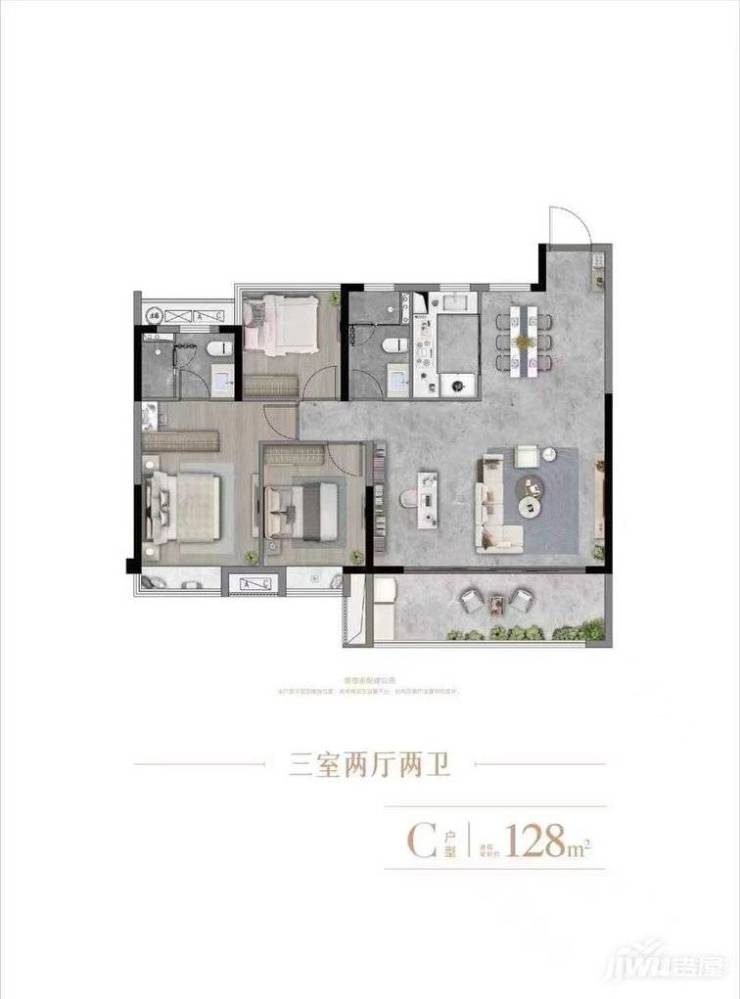 合肥瑶海区龙湖亚伦学樘府户型图