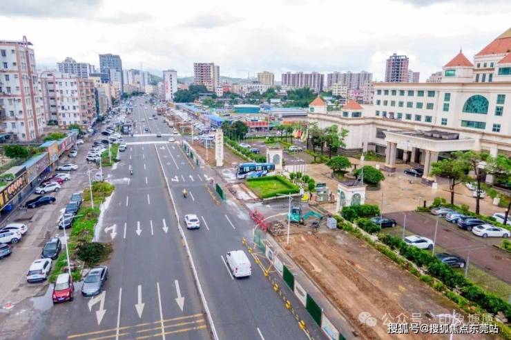 塘厦环市东路升级改造中预计10月份完工