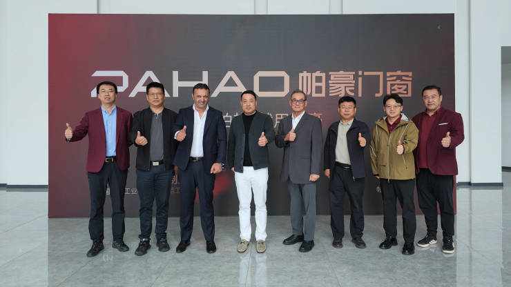 德国叶鲁高层实地考察帕豪门窗18万㎡智能生产基地,双方合作持续深化