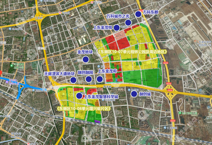 目前,程林公园及周边地区东侧紧邻天津滨海国际机场和空港国际总部