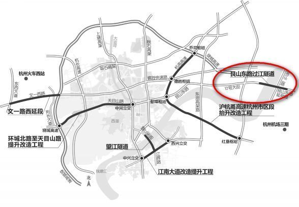 3分钟过江艮山东路过江隧道今年底开工建设大江东交通四年后要大变样