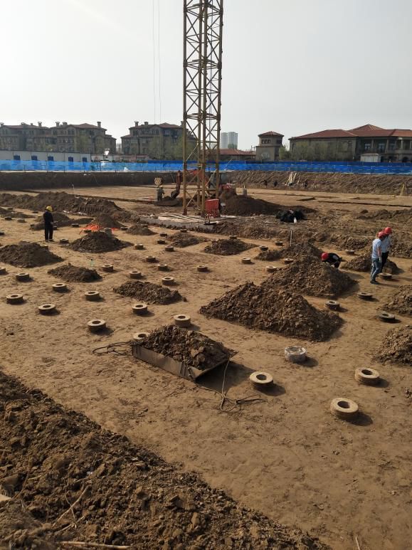 60#住宅楼测桩位