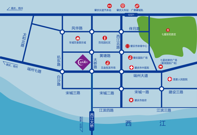 (西城都荟区域图)