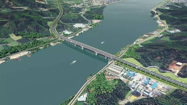 潮州凤凰大桥走向图图片