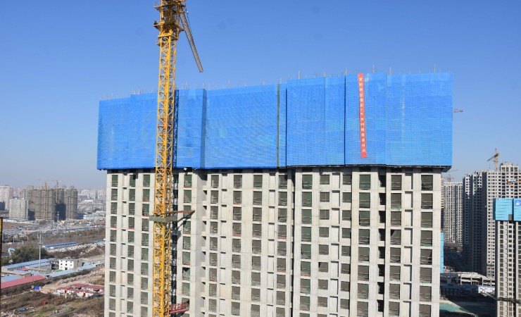 匠心铸就精品 第十二项目部贾村城中村改造回