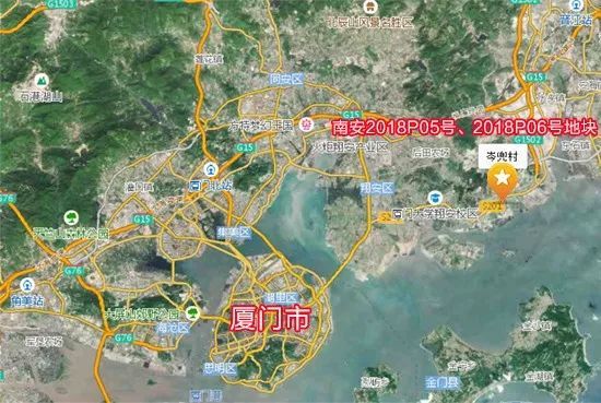 2018p05和2018p06位於泉州南安市石井鎮岑兜村,距離翔安和南安交界處