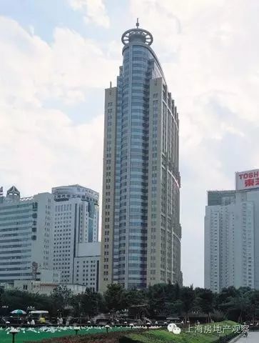 米 37层 人民广场ciros88外高桥喜来登 181米 45层 外高桥89长城大厦