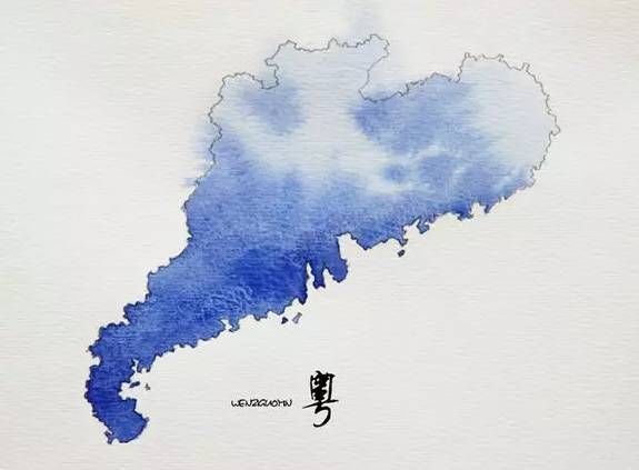 中国各省水墨地图出炉,看看你的家乡有多美!