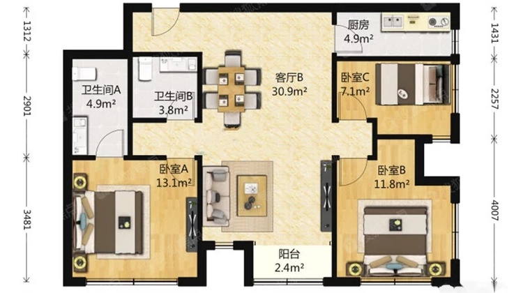 大兴亦庄旧东亚五环国际 豪华装修单价2万起欲购从速先到先得