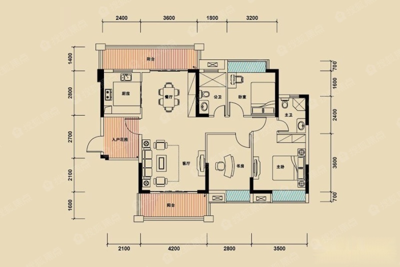 2期5栋2单元04户型
