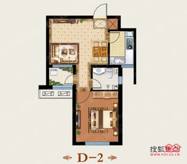 丽景御园d-2户型_丽景御园户型图-衡水搜狐焦点网