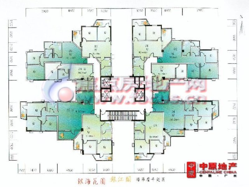 银海花园银海花园银江阁标准层平面_银海花园户型图-广州搜狐焦点网