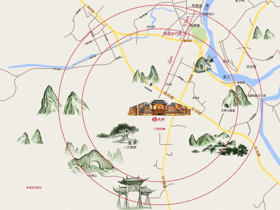 阳朔戏楼图片_样板间_装修效果图-桂林搜狐焦点网