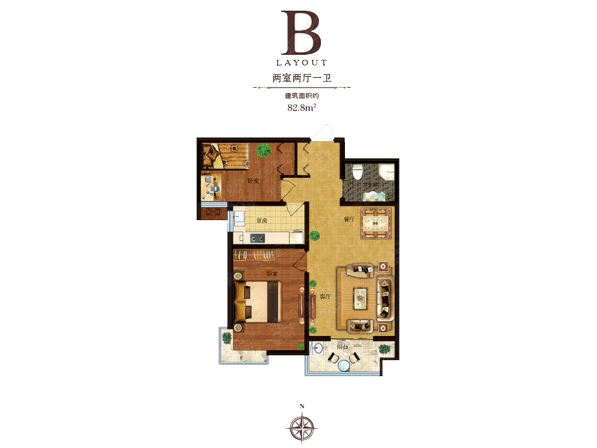 湖山郡府1#b_湖山郡府户型图-石家庄搜狐焦点网
