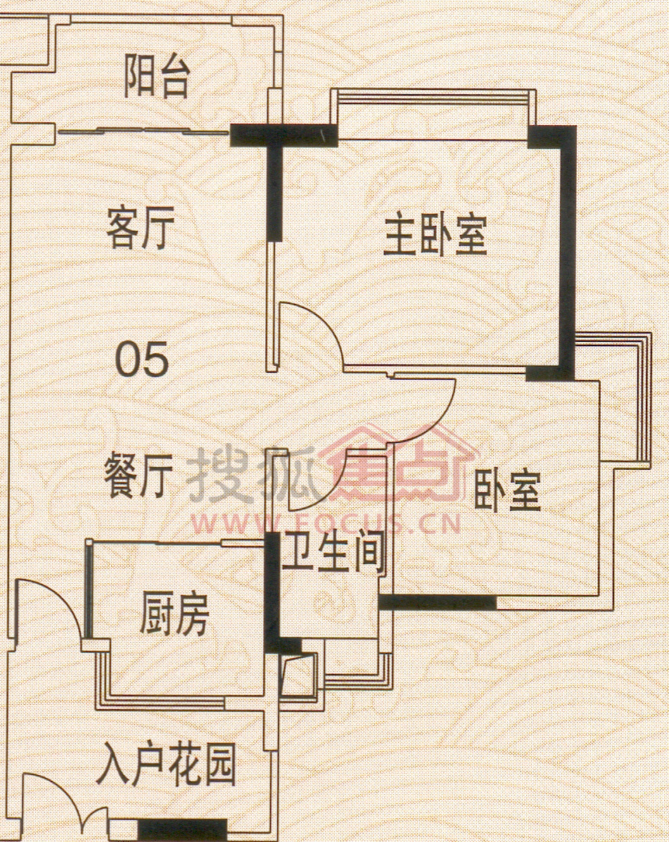 岭南湾畔岭南湾畔c9栋2-30层05单位_岭南湾畔户型图-广州搜狐焦点网